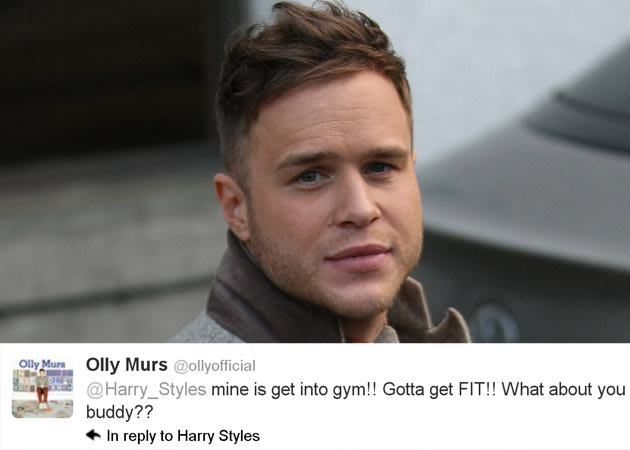 Is Olly Murs blind We worry he may be as they boy can't even witness his