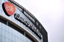 The headquarters of pharmaceutical company GlaxoSmithKline is pictured in west London on July 29, 2013