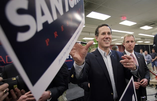 Santorum wins Kansas caucuses; Romney racks up delegates elsewhere ...