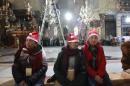 Christian worshippers visit the Church of Nativity, traditionally believed by Christians to be the birthplace of Jesus Christ, in the West Bank town of Bethlehem on Christmas Eve, Tuesday, Dec. 24, 2013. (AP Photo/Majdi Mohammed)