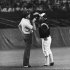 FILE - In this Aug. 16, 1979 file photo, Baltimore Orioles manager Earl Weaver argues with third base umpire Steve Palermo, after Palermo ejected him during the second inning of a baseball game against the Kansas City Royals, in Baltimore. Weaver, the fiery Hall of Fame manager who won 1,480 games with the Baltimore Orioles, has died, the team announced Saturday, Jan. 19, 2013. He was 82. (AP Photo/File)