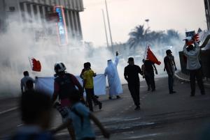 Bahraini protesters clash with riot police in the village&nbsp;&hellip;