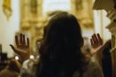 Feligreses católicos asisten a una misa en un iglesia de Sao Paulo, el 14 de marzo