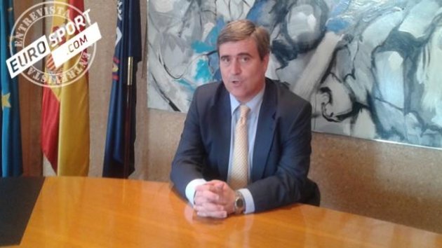 Miguel Cardenal, secretario de Estado para el Deporte, en una entrevista con Eurosport