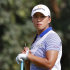 Amy Yang, of South Korea, waits to hit from the 15th tee during the first round of the Kraft Nabisco Championship golf tournament on Thursday, March 29, 2012, in Rancho Mirage, Ca. (AP Photo/Matt York)