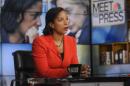 Handout of Susan Rice, National Security Adviser, appearing on "Meet the Press" in Washington