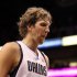 NBA Finals MVP Dirk Nowitzki was powerless to prevent Dallas slipping to a third defeat in as many days