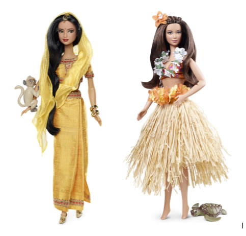 India Barbie and Hawaii Barbi