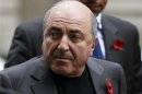 File photo of Russian oligarch Boris Berezovsky arriving at a division of the High Court in central London