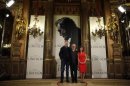 "Lincoln" director Steven Spielberg and cast members Daniel Day-Lewis and Sally Field pose during a photocall to promote the movie in Madrid