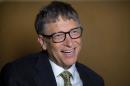 Microsoft Corp Chairman Bill Gates answers questions during an interview on January 21, 2014 in New York