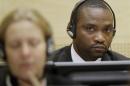 Congolese warlords Germain Katanga sits in the courtroom of the International Criminal Court in The Hague