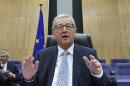 The European Commission's new President Juncker chairs his first official meeting in Brussels