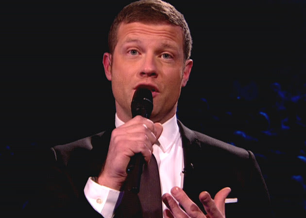 Holly Willoughby said she's channelling Dermot O'Leary
