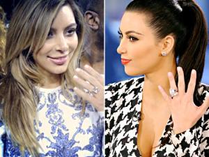 Kim Kardashian's Engagement Rings From Kanye West, Kris Humphries Compared!