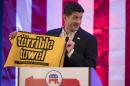 Speaker of the House Rep. Paul Ryan, R-Wis., holds a "Terrible Towel" during a breakfast with Pennsylvania delegates during the Republican National Convention on, Monday, July 18, 2016, in Westlake, Ohio. (AP Photo/Evan Vucci)