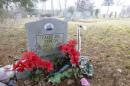 The grave of Caleb Joe Tipton, who died at 4 months of age in 2007, is seen in North Wilkesboro, North Carolina