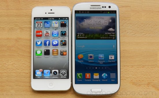 iPhone 5銷量最高, 但Galaxy S III竟然第二位也不保