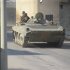A tank belonging to forces loyal to Syria's President Bashar al-Assad is seen in Deraa