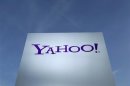 A Yahoo logo is pictured in Rolle