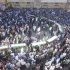 Syrian residents carry bodies of people whom protesters say were killed by forces loyal to Syria's Assad during their funeral in Deraa