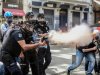 Αστυνομική επέμβαση στις πορείες συνδικάτων στην Κων/λη