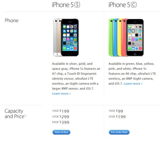 iPhone 5C 相對便宜的價格有其吸引力