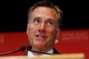 Former Republican U.S. presidential nominee Mitt Romney speaks critically about current Republican presidential candidate Donald Trump during speech in Salt Lake City