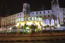 Prostitutes walk in front of the Hotel Caribe in Cartagena