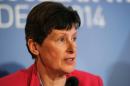 The failure of the world's nuclear powers to make headway on disarmament is threatening to unravel a landmark treaty coming up for review next week, warned the UN's disarmament chief Angela Kane, seen on December 8, 2014 in Vienna