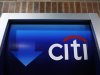 A Citi group logo can be seen on an automatic teller machine in Citi Field