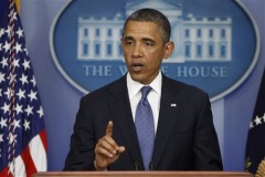 Obama: "modestly optimistic" fiscal cliff deal can be ...