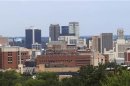 A general view of the city of Birmingham, Alabama