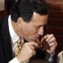 Republican presidential candidate, former Pennsylvania Sen. Rick Santorum eats ribs at Corky's BBQ, Sunday, March 4, 2012, in Memphis, Tenn.  (AP Photo/Eric Gay)