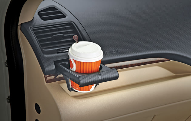 The new DZire sports large front seat back pocket and door bottle holders 
