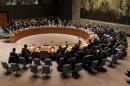 U.N. Security Council attended by member country Finance Ministers votes to approve resolution to cut funding for Islamic State at U.N. headquarters in New York