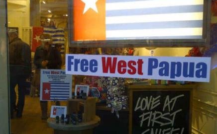 Atribut Organisasi Papua Merdeka ada di Amsterdam