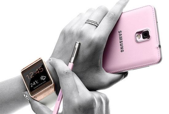 粉紅色三星 Galaxy Note 3