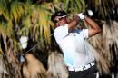 Thongchai Jaidee of Thailand plays a shot on the 13th hole during the second round of the World Golf Championships-Cadillac Championship on March 6, 2015 in Doral, Florida