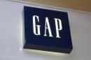 The sign outside a Gap store is seen in Broomfield, Colorado
