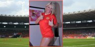 Bintang Porno Kenakan Kostum Timnas RI