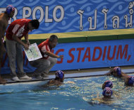 SEA Games (Polo Air) - Indonesia Kalahkan Thailand