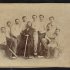 FILE - This undated file photo released Wednesday, Jan. 9, 2013 by the Saco River Auction Co., in Biddeford, Maine, shows a rare 1865 baseball card of the Brooklyn Atlantics, discovered in a photo album bought at a yard sale in Baileyville, Maine, on the Canadian border. The auction house expects six-figure bids at its Feb. 6 auction. (AP Photo/ Saco River Auction Co., File)