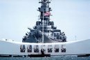 The USS Missouri, pictured here in 1998, is known for hosting the surrender of the Japanese in World War II