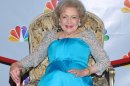FILE - In this Jan. 8, 2012 file photo, actress Betty White is shown prior to the taping of 