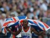 Mo Farah, shown after winning last night's 5000m, was just one member of the hugely successful Team GB