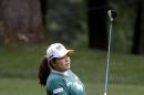 Inbee Park, of South Korea, watches her shot on the fourth hole fairway in the second round at the Women's PGA Championship golf tournament at Sahalee Country Club Friday, June 10, 2016, in Sammamish, Wash. (AP Photo/Elaine Thompson)