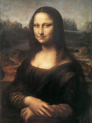 The Mona Lisa by Leonardo da Vinci.