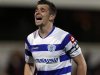 Queens Park Rangers' Barton reacts during their English Premier League soccer match against Newcastle United in London