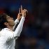 Real Madrid's Kaka celebrates after scoring against APOEL during their Champions League quarter-final second leg soccer match in Madrid